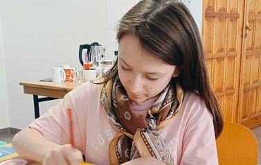 Klub Przyjaci&oacute;ł Biblioteki - Filia w Kwakowie w świetlicy w Kwakowie Francja wyobrażona na podst. pow. A. Stelmaszyk "Imaginarium"