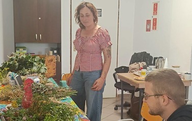 Ania Tates przeprowadziła warsztaty w trakcie inauguracyjnego cyklu Spotkania ludzi z pasją w Kwakowie