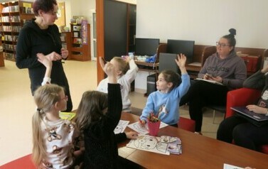 Spotkanie z dentystką w raamch cyklu -Kreatywna sobota w Kobylnicy  8