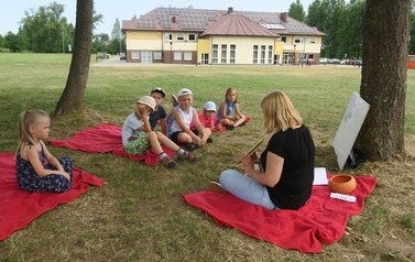 Zajęcia pod chmurką w Kobylnicy 4