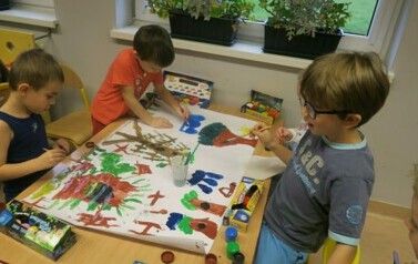 Listopadowe zajęcia z cyklu Biblioterapia dla smyka w Kobylnicy  2