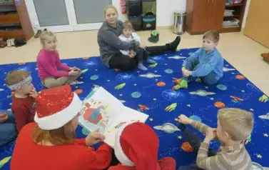 Zimowe zabawy podczas Kreatywnej soboty w Kobylnicy  10