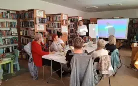 Projekt Koło się toczy Kobiety kręcą wieś pierwsze spotkanie warsztaty autoprezentacji w Sycewicach3