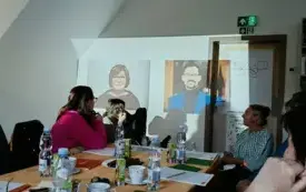 Projekt Koło się toczy Kobiety kręcą wieś pierwsze spotkanie warsztaty autoprezentacji w Kwakowie26