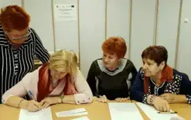 Warsztaty wystąpienia w praktyce - Finał projektu Koło się toczy Kobiety kręcą wieś Pałac w Damnicy