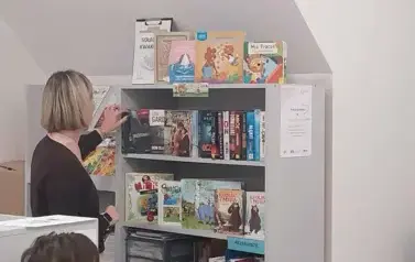 Anna Gliniecka-Woś, Burmistrz Kobylnicy w Filii w Kwakowie - inauguracja cyklu "Czytam, polecam"