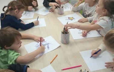Zajęcia dla Oddziału Przedszkolnego w Kwakowie na podstawie książki Mała gwiazdka