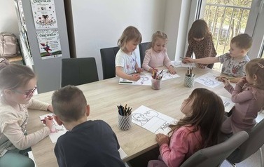 Zajęcia patriotyczne dla Oddziału Przedszkolnego w Filii w Kwakowie 
