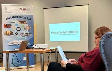 Szkolenia kadry zarządzającej i pracownik&oacute;w bibliotek BP w Kobylnicy i Biblioteki-GCK w Trzebielinie w ramach projektu Bibliorasmus 2.0