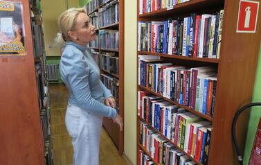 Bibliorasmus 2.0- Wizyta bibliotekarki z BP w Kobylnicy w BP Miasta i Gminy w Gostyniu  11