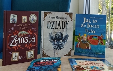 Książki zakupione do Filii w Kwakowie w ramach programu Biblioteki Narodowej