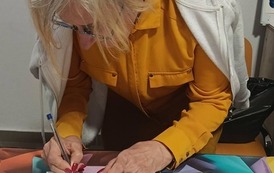 Ania Tates przeprowadziła warsztaty w trakcie inauguracyjnego cyklu Spotkania ludzi z pasją w Kwakowie