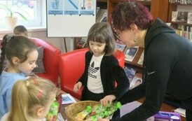 Spotkanie z dentystką w raamch cyklu -Kreatywna sobota w Kobylnicy  1