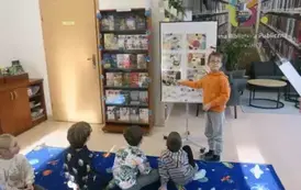 Grudniowe zajęcia z cyklu Biblioterapia dla smyka w Kobylnicy  4