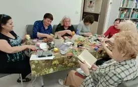 Świąteczne warsztaty rękodzielnicze - Filia w Kwakowie 7