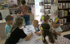 Lato w indiańskiej wiosce - lipcowe zajęcia w Kobylnicy  1
