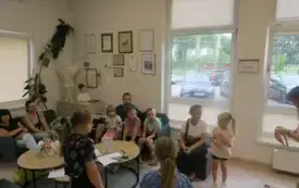 Warsztaty fryzjerskie w BP w Kobylnicy na podstawie książki J. Muhlego