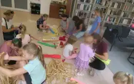 Warsztaty fryzjerskie w BP w Kobylnicy na podstawie książki J. Muhlego