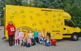 Dzień Kropki 2025 dla dzieci z oddział&oacute;w przedszkolnych w Słonecznikowym Przedszkolu w Kobylnicy