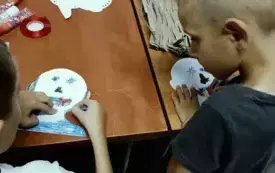 Klub Przyjaci&oacute;ł Biblioteki w Kwakowie na świetlicy wiejskiej