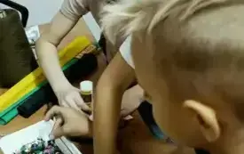 Klub Przyjaci&oacute;ł Biblioteki w Kwakowie na świetlicy wiejskiej