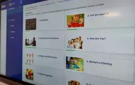 Sobotnie zajęcia z języka angielskiego w Pracowni Wielojęzyczności w Filii w Sycewicach