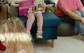 Pierwsza wizyta w maluszk&oacute;w z Oddziału Przedszkolnego w Kwakowie w Filii w Kwakowie