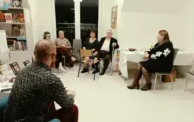 Spotkanie autorskie z K.Piersą - Gustlof, Riese w Filii w Kwakowie