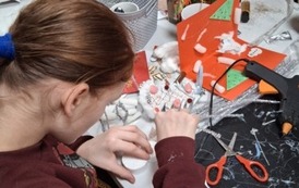 Świąteczne spotkanie wolontariuszy w Filii w Sycewicach