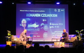 Spotkanie autorskie z Romanem Czejarkiem 1