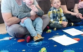 Biblioteczny Klub Maluszka w Kobylnicy-warsztaty logorytmiczne  3
