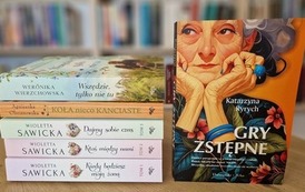 Nowości książkowe w Bibliotece Publicznej w Kobylnicy dział Duże Litery