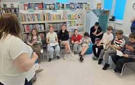 Małgorzata Sztabnik poprowadziła lekcję j. angielskiego w Filii w Kwakowie