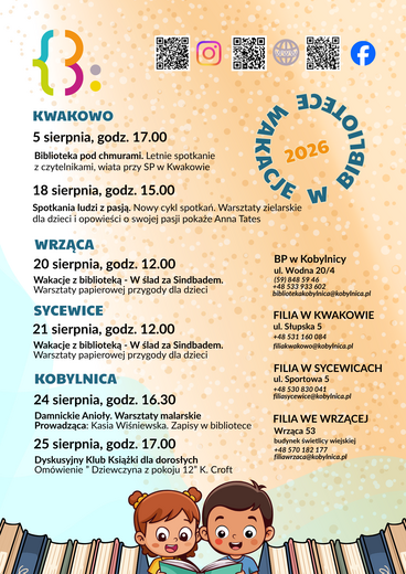 Sierpień w bibliotece 2026