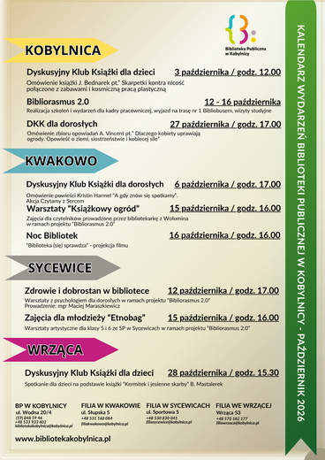 Kalendarium październik 2026