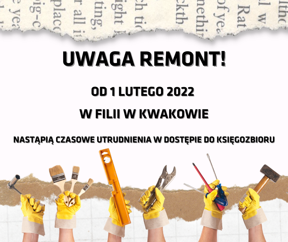 Kwakowo remont filii od 1 lutego 2022 Kwakowo remont filii od 1 lutego 2022