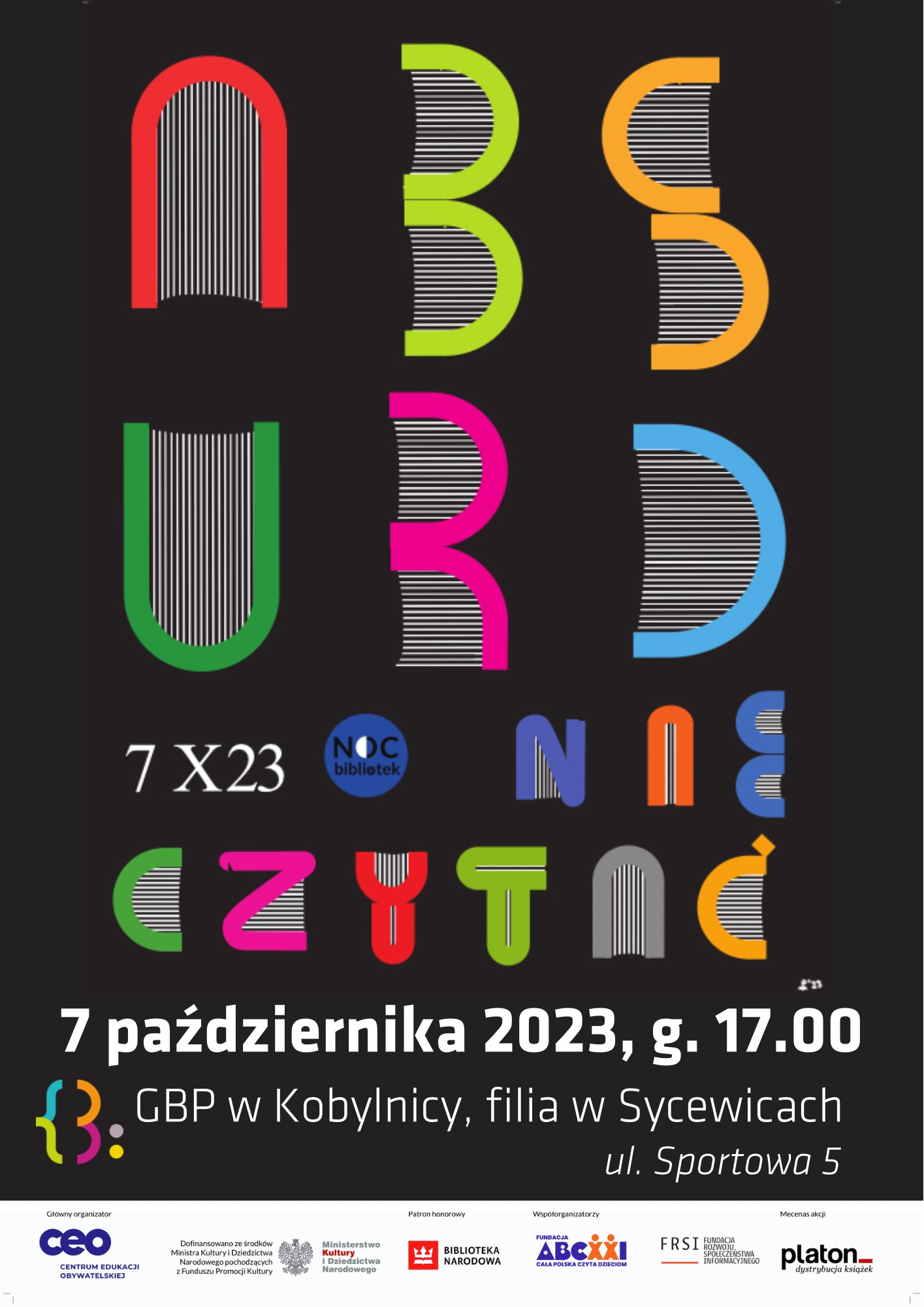 Noc bibliotek 2023