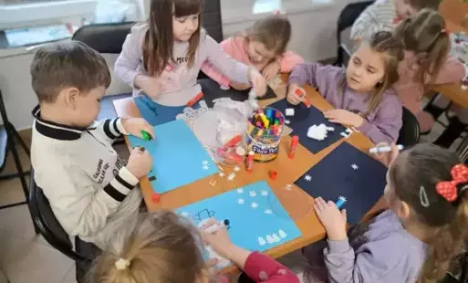 Zdjęcie do Przedszkolaki na zimowych zajęciach w Sycewicach