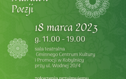 Zdjęcie do Kobylnicki Maraton Poezji 2023