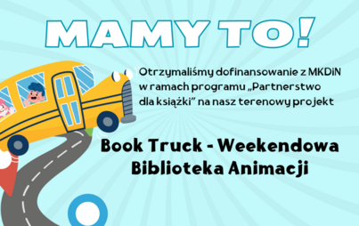 Zdjęcie do Otrzymaliśmy dofinansowanie z MKDiN