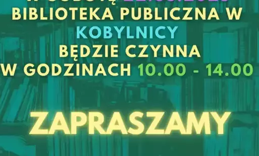 Zdjęcie do Dyżur w sobotę w Kobylnicy