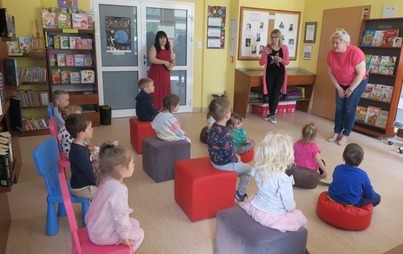 Zdjęcie do Przedszkolaki na zajęciach bibliotecznych