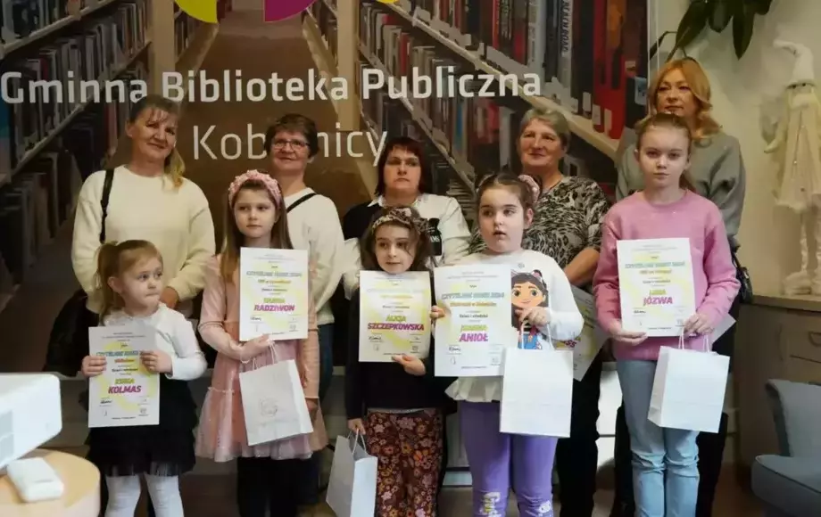 Gala Czytelnik Roku 2024 w Bibliotece Publicznej w Kobylnicy