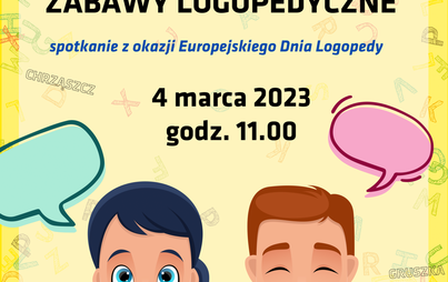 Zdjęcie do Biblioteczny Klub Maluszka- Zabawy logopedyczne