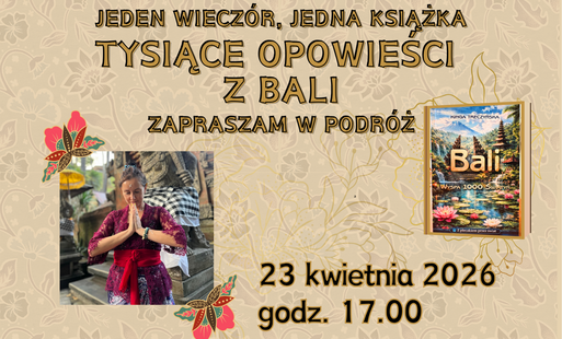 Światowy Dzień Książki i Praw Autorskich w Bibliotece Publicznej w Kobylnicy - promocja książki Kingi Treczyńskiej spotkanie autorskie